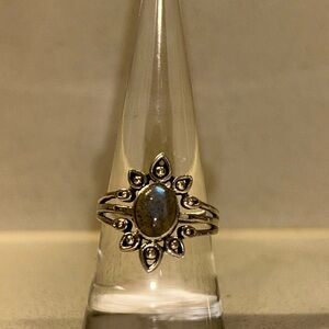 Gorgeous Natural Blue Lab Stone on .925